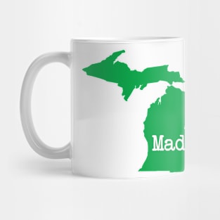 Michigan Home MI Pride Detroit Made Green Mug